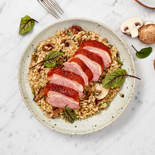 Duck & Porcini Mushroom Risotto Recipe