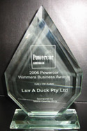 2006 Powercorp Wimmera Business Hall of Fame Award