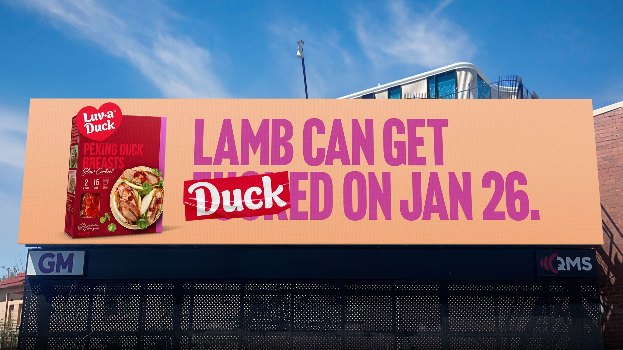 This Australia Day, we’re telling lamb to get ducked!