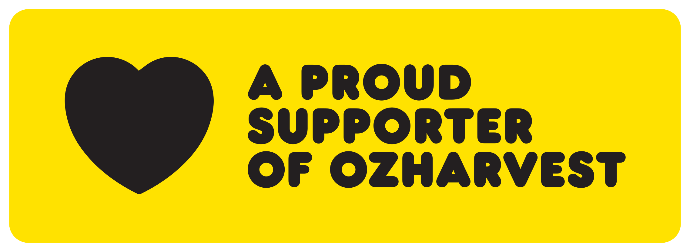 A proud supporter of OzHarvest